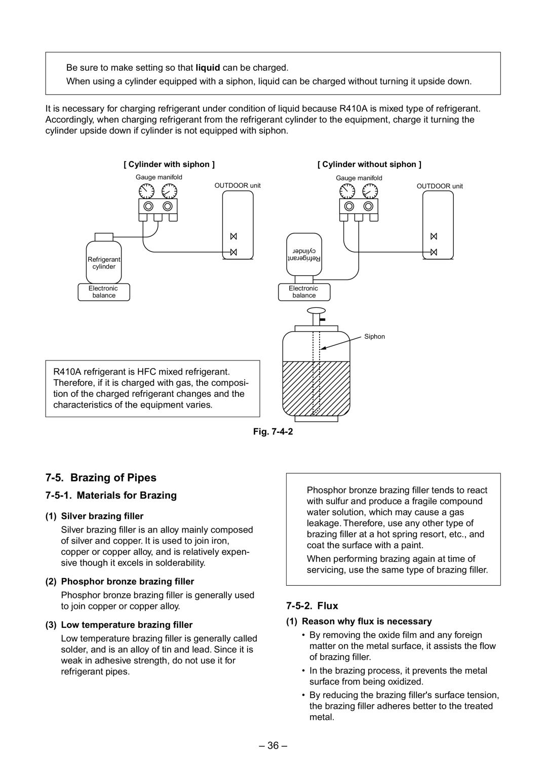 Toshiba RAV-SM800AT-E, RAV-SM800UT-E, RAV-SM560UT-E, RAV-SM560AT-E, RAV-SM560BT-E, RAV-SM800BT-E service manual Brazing of Pipes 