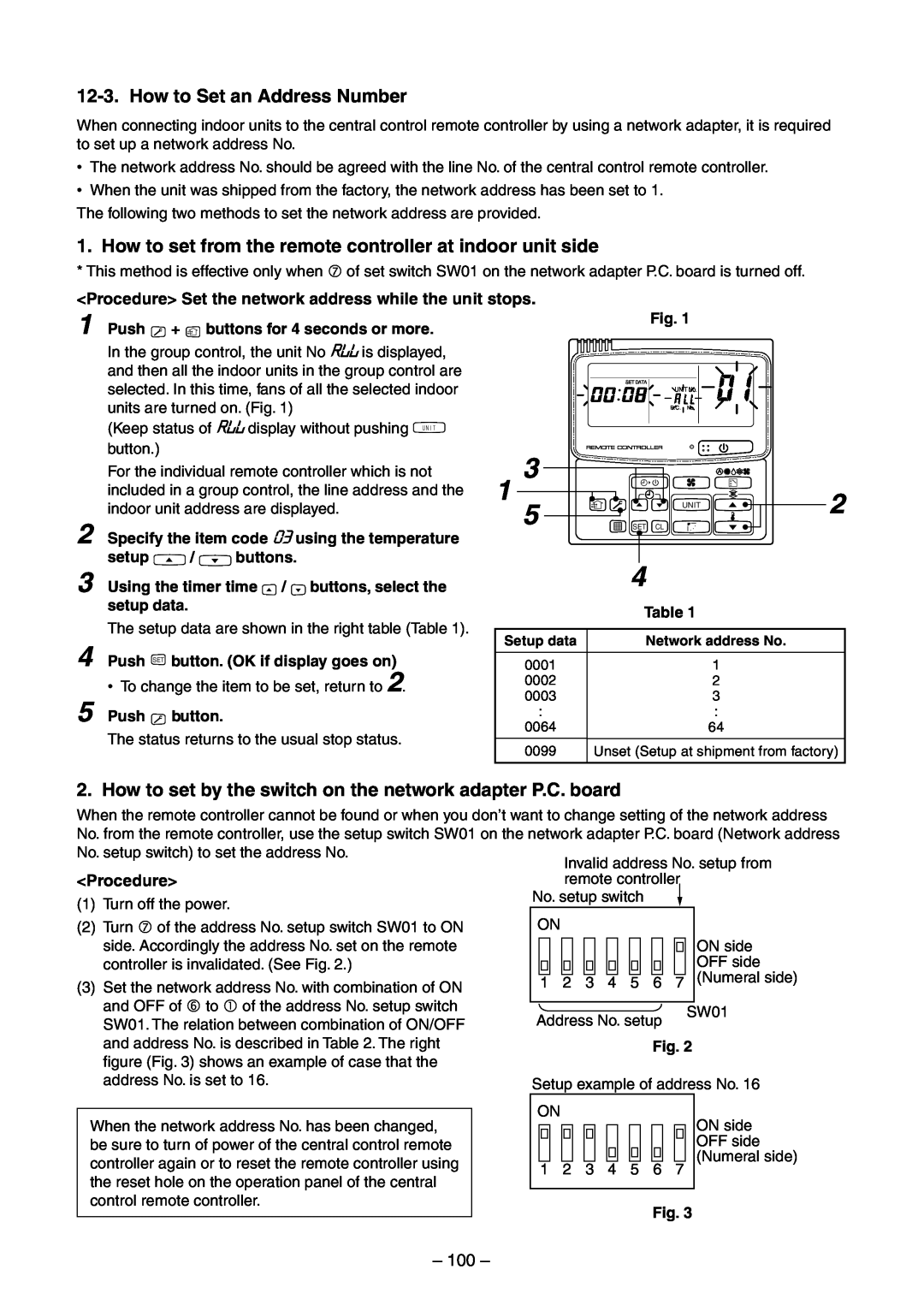 Toshiba RAV-SM560BT-E, RAV-SM800AT-E, RAV-SM800UT-E, RAV-SM560UT-E, RAV-SM560AT-E, RAV-SM800BT-E How to Set an Address Number 