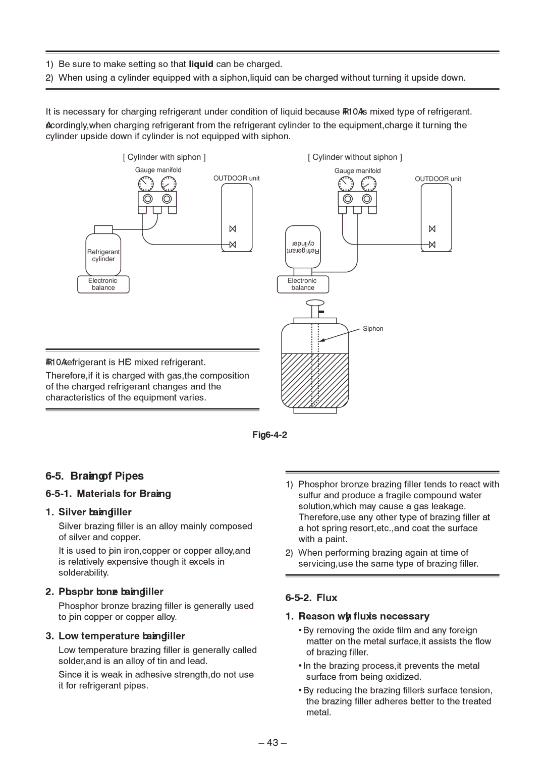 Toshiba RAV-SP1104AT8-TR Brazing of Pipes, Materials for Brazing Silver brazing filler, Phosphor bronze brazing filler 