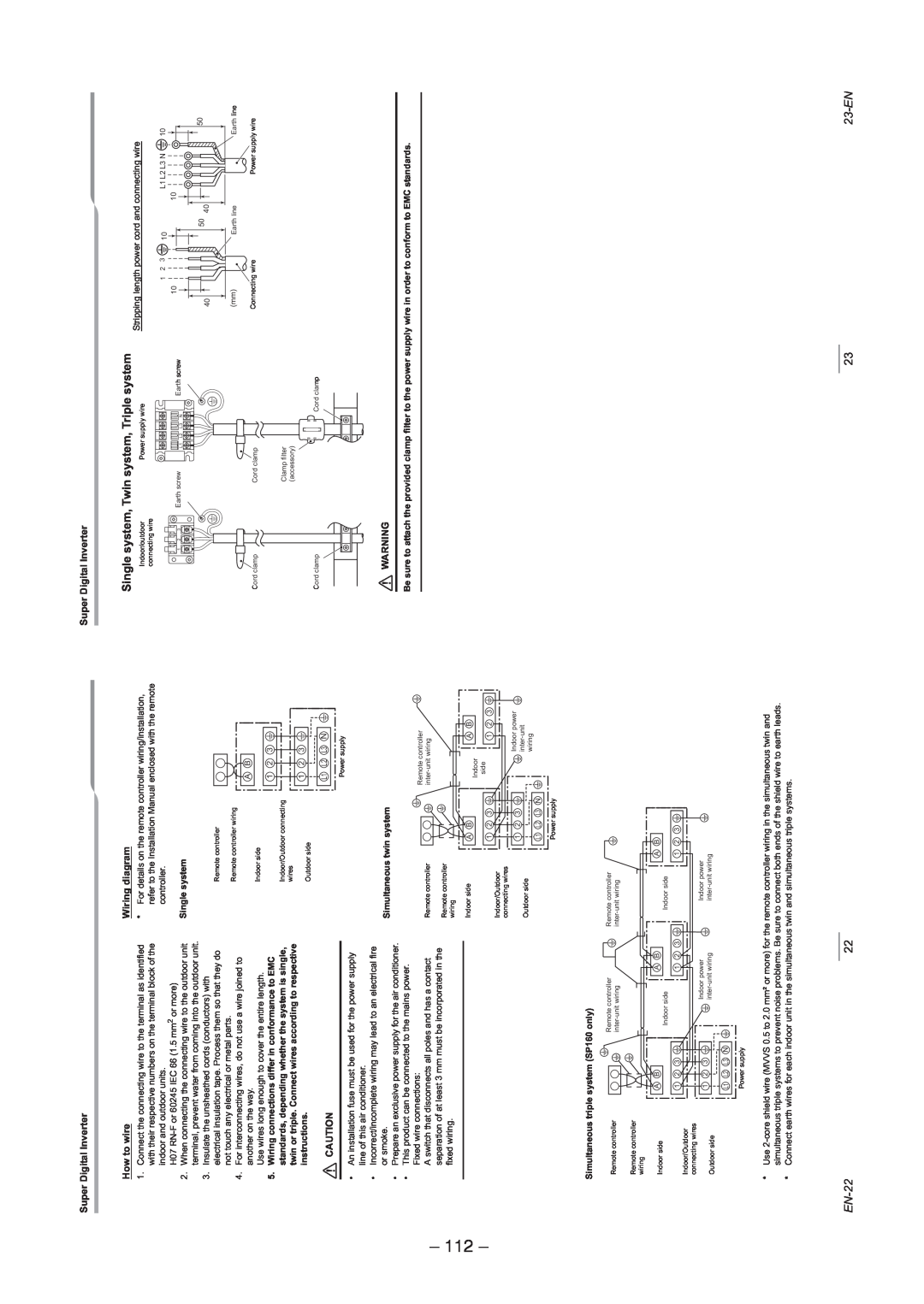 Toshiba RAV-SP1104AT8ZG-TR, RAV-SP1104AT8-TR, RAV-SP1604AT8Z-E 112, Single system, Twin system, Triple system, EN-22, 23-EN 