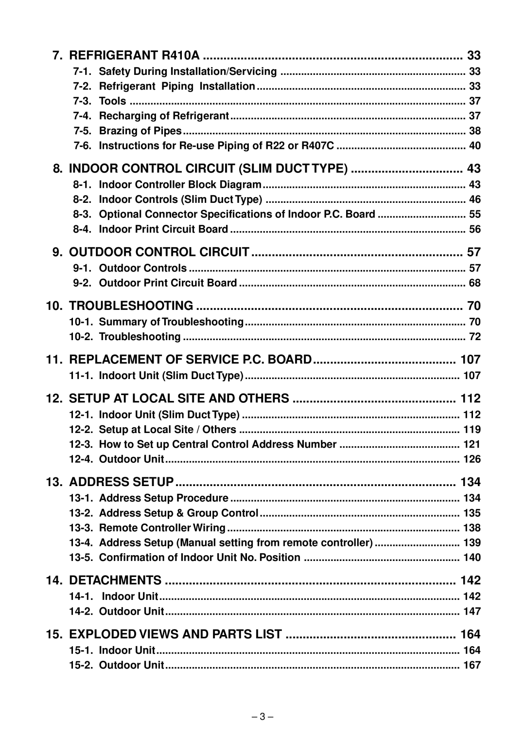 Toshiba RAV-SP564ATZ-E, RAV-SP804ATZG-E Outdoor Controls Outdoor Print Circuit Board, Summary of Troubleshooting 10-2 