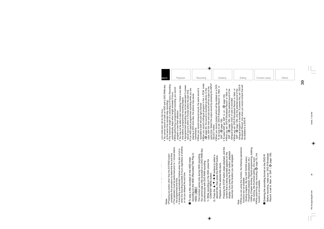 Toshiba RD-X2U owner manual To delay the end time while recording, Entering the recording format on the DVD-R 