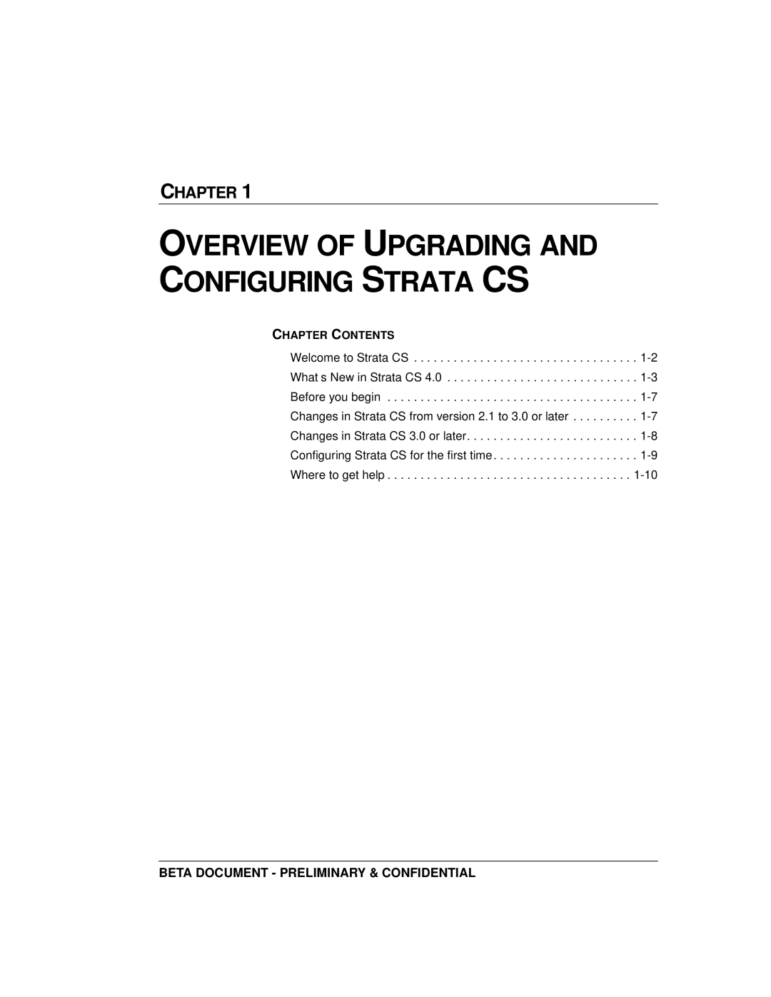 Toshiba Release 4.0 manual Overview of Upgrading and Configuring Strata CS 