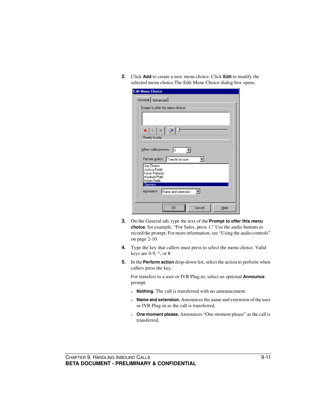 Toshiba Release 4.0 manual Beta Document Preliminary & Confidential 