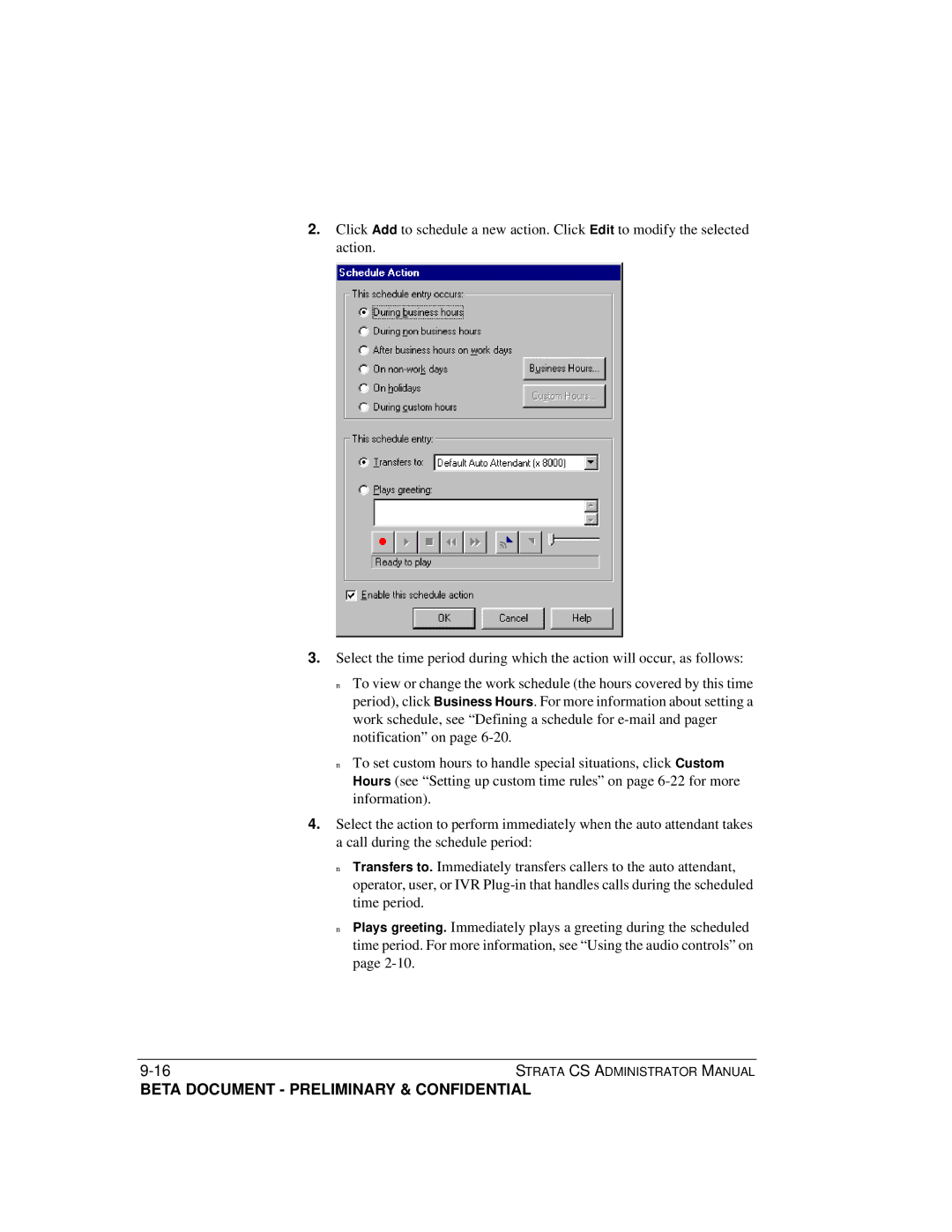 Toshiba Release 4.0 manual Beta Document Preliminary & Confidential 