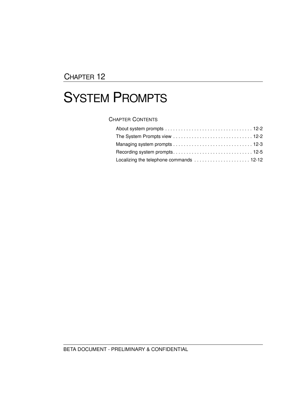 Toshiba Release 4.0 manual System Prompts 