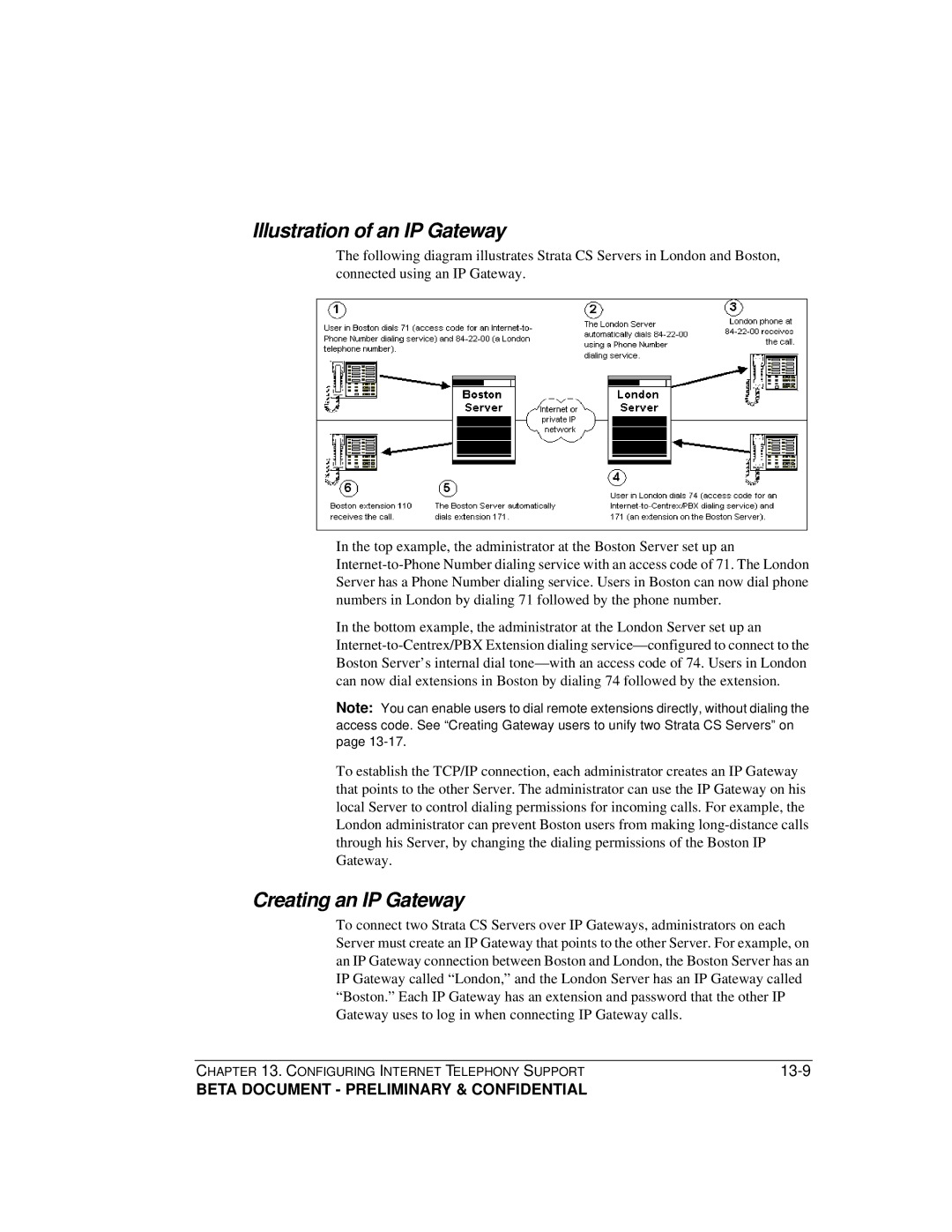 Toshiba Release 4.0 manual Illustration of an IP Gateway, Creating an IP Gateway 