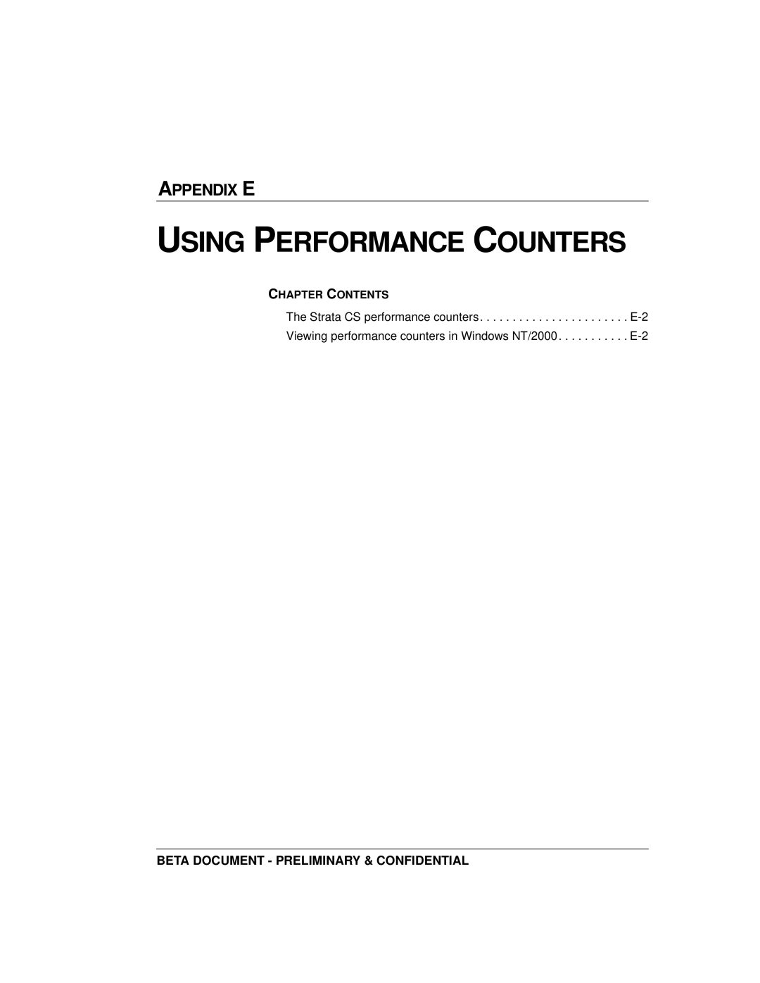 Toshiba Release 4.0 manual Using Performance Counters 