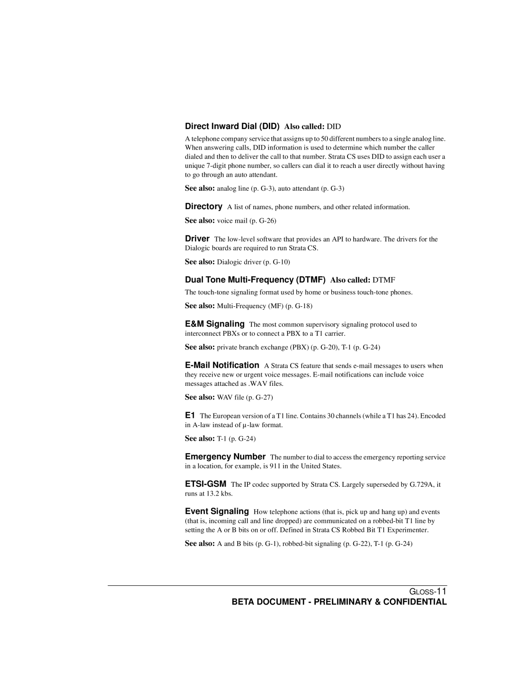 Toshiba Release 4.0 manual Direct Inward Dial did Also called did, Dual Tone Multi-Frequency Dtmf Also called Dtmf 