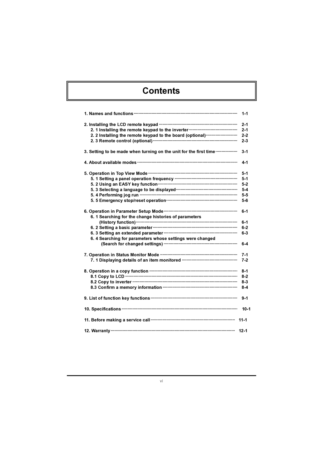 Toshiba RKP004Z instruction manual Contents 