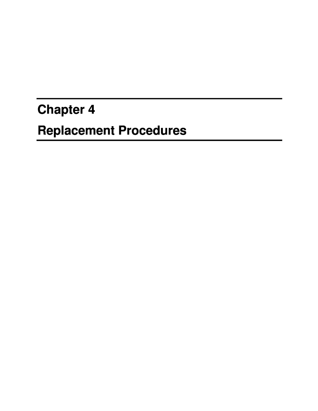 Toshiba S2 manual Chapter Replacement Procedures 