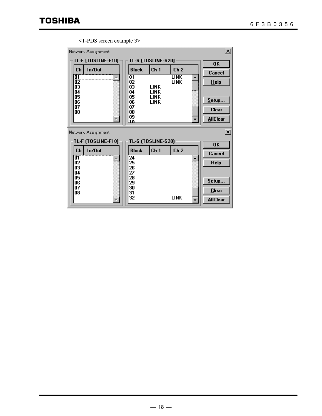 Toshiba S20LP instruction manual ⎯ 18 ⎯ 