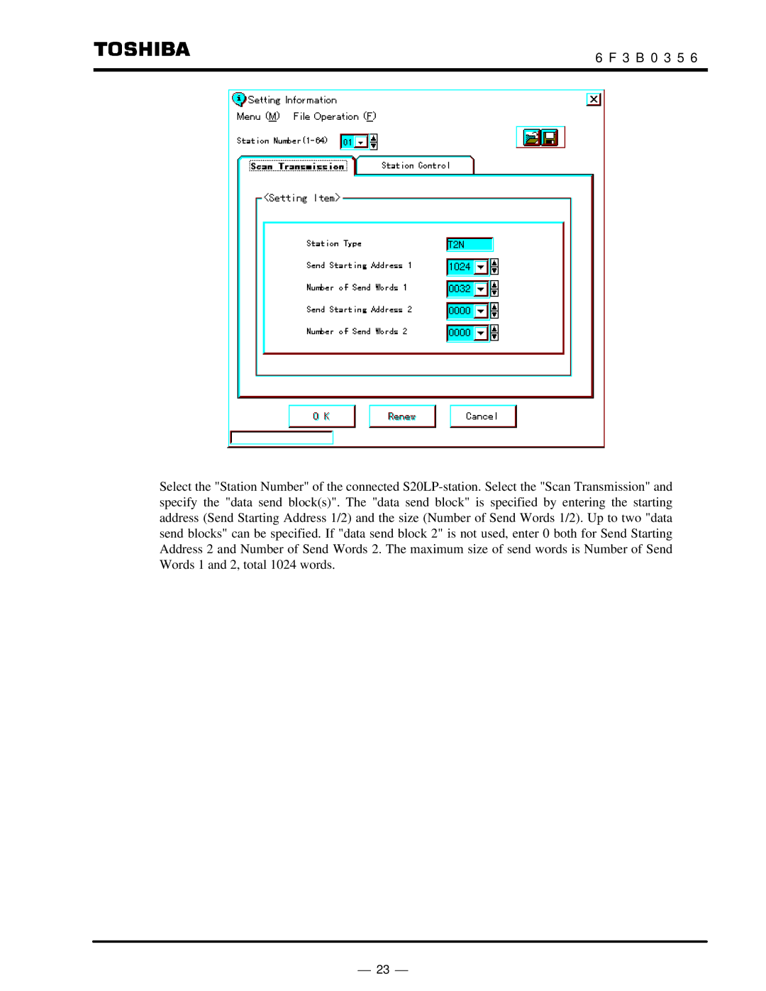 Toshiba S20LP instruction manual ⎯ 23 ⎯ 