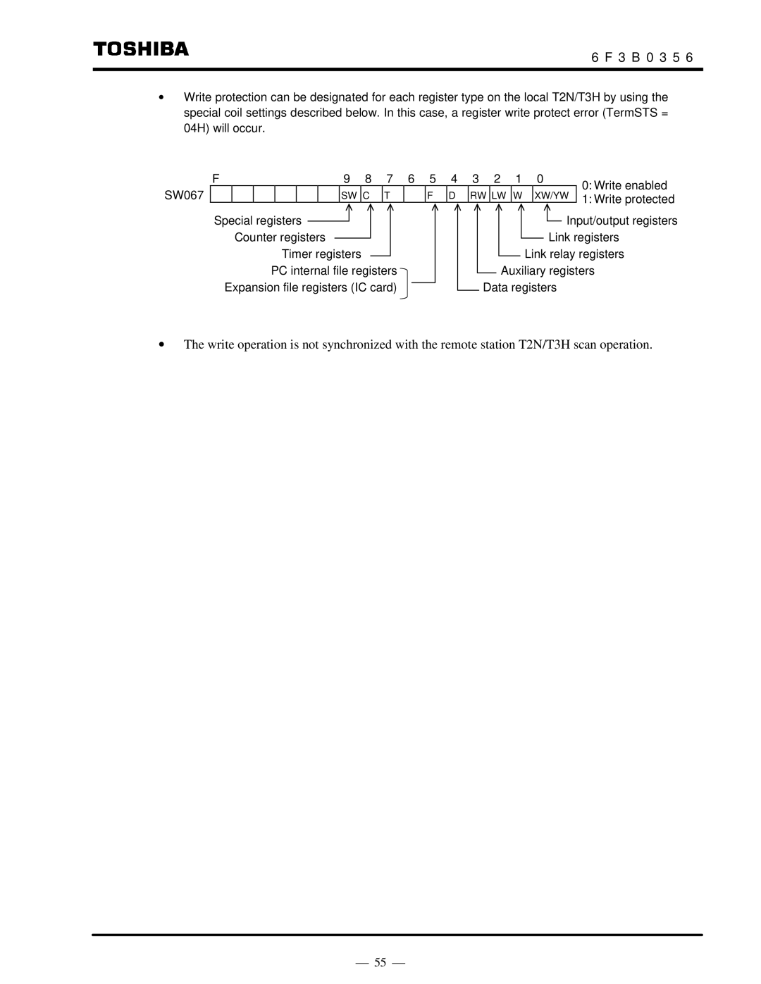 Toshiba S20LP instruction manual Xw/Yw 