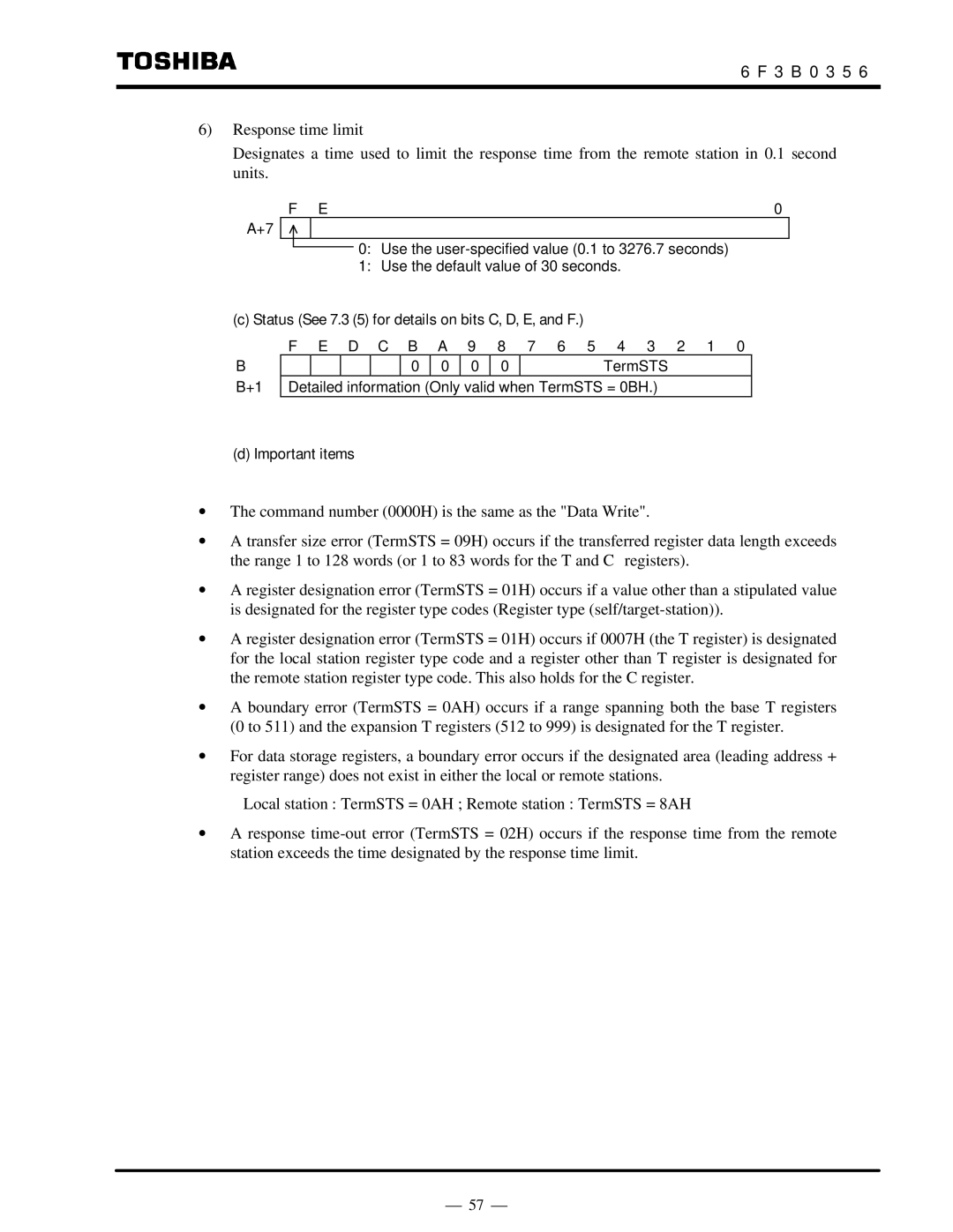 Toshiba S20LP instruction manual ⎯ 57 ⎯ 