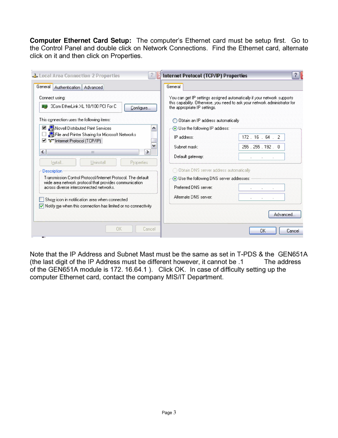 Toshiba S2T installation instructions 