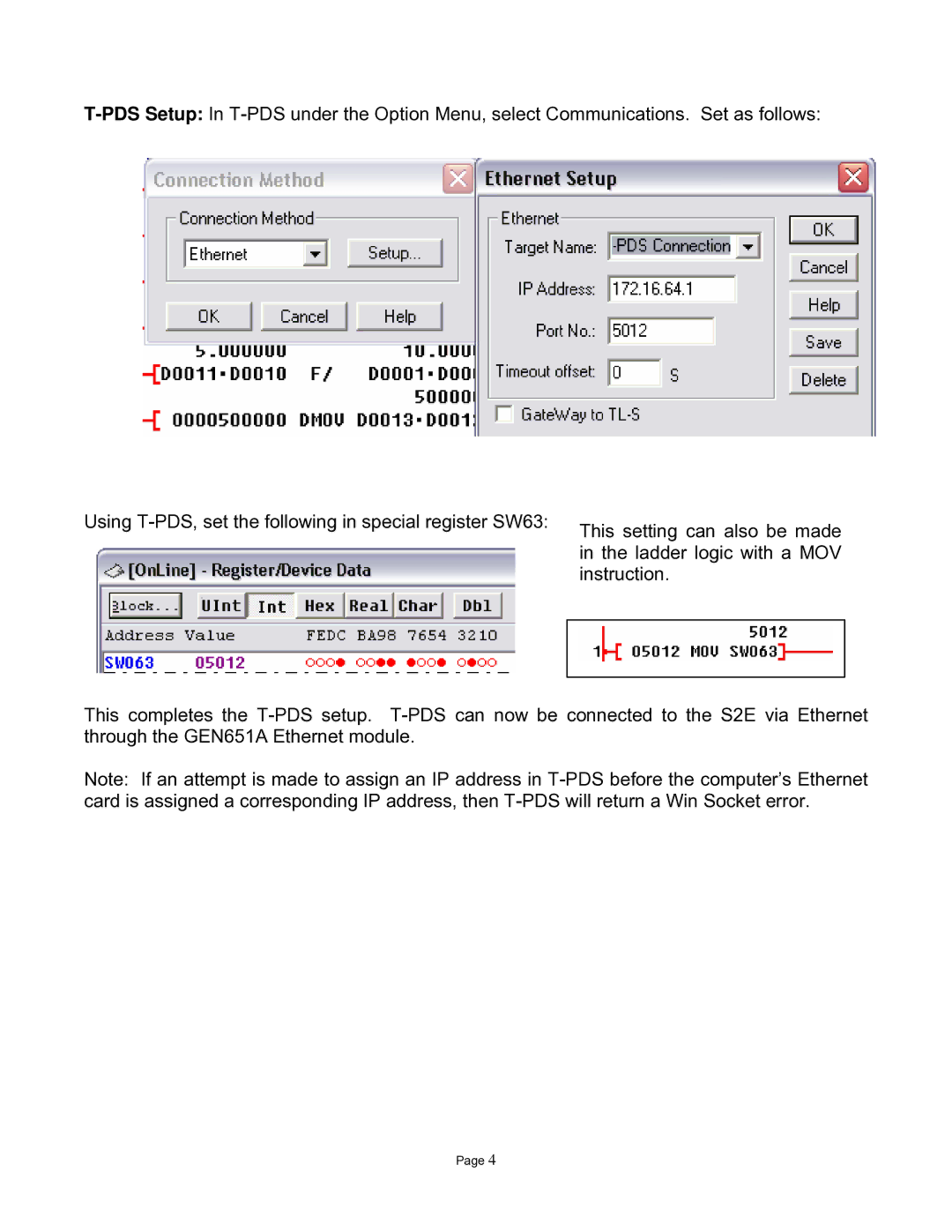 Toshiba S2T installation instructions 