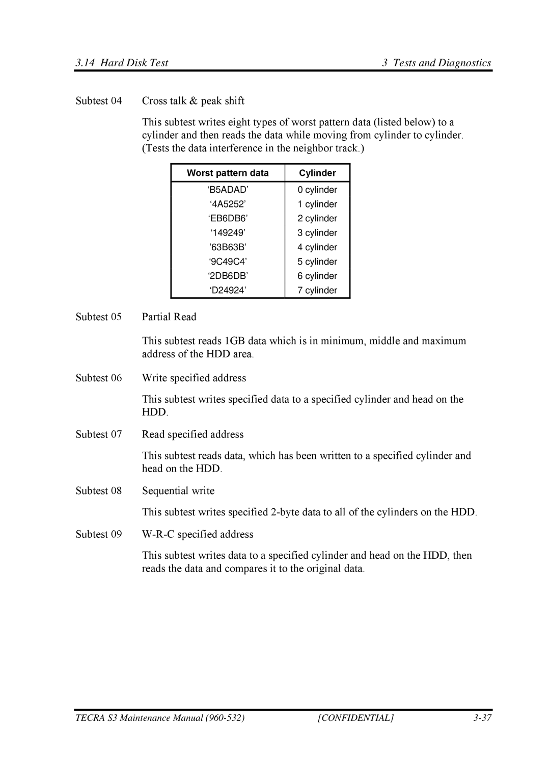 Toshiba S4 manual Hdd 