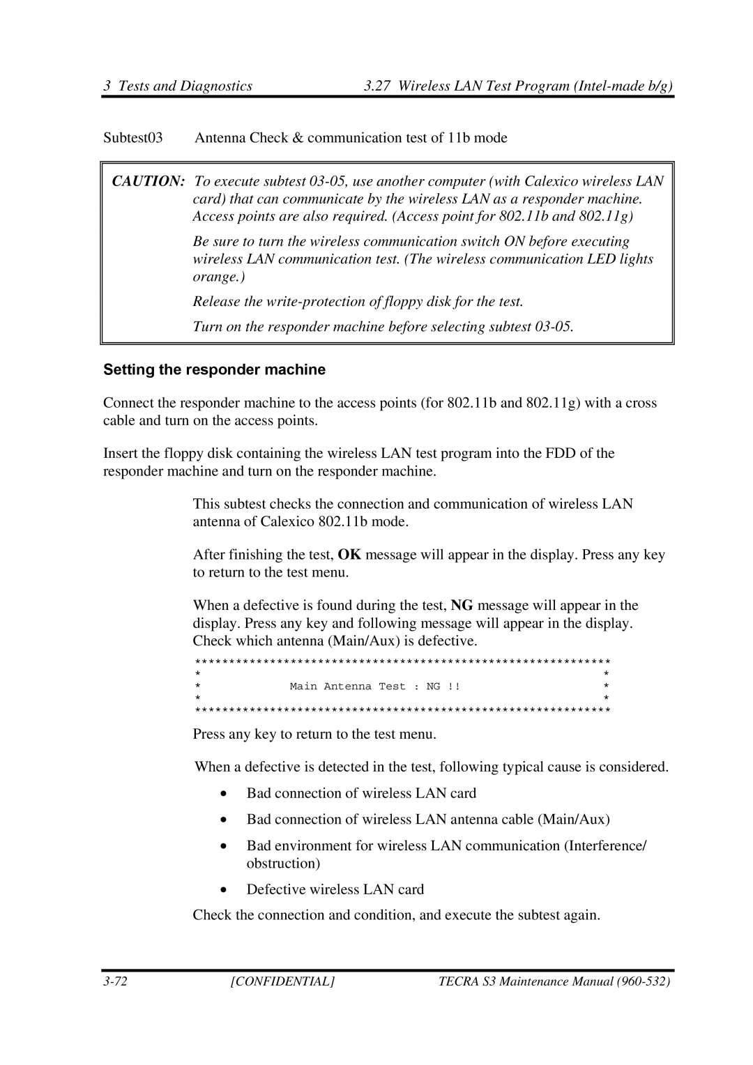 Toshiba S4 manual Setting the responder machine 