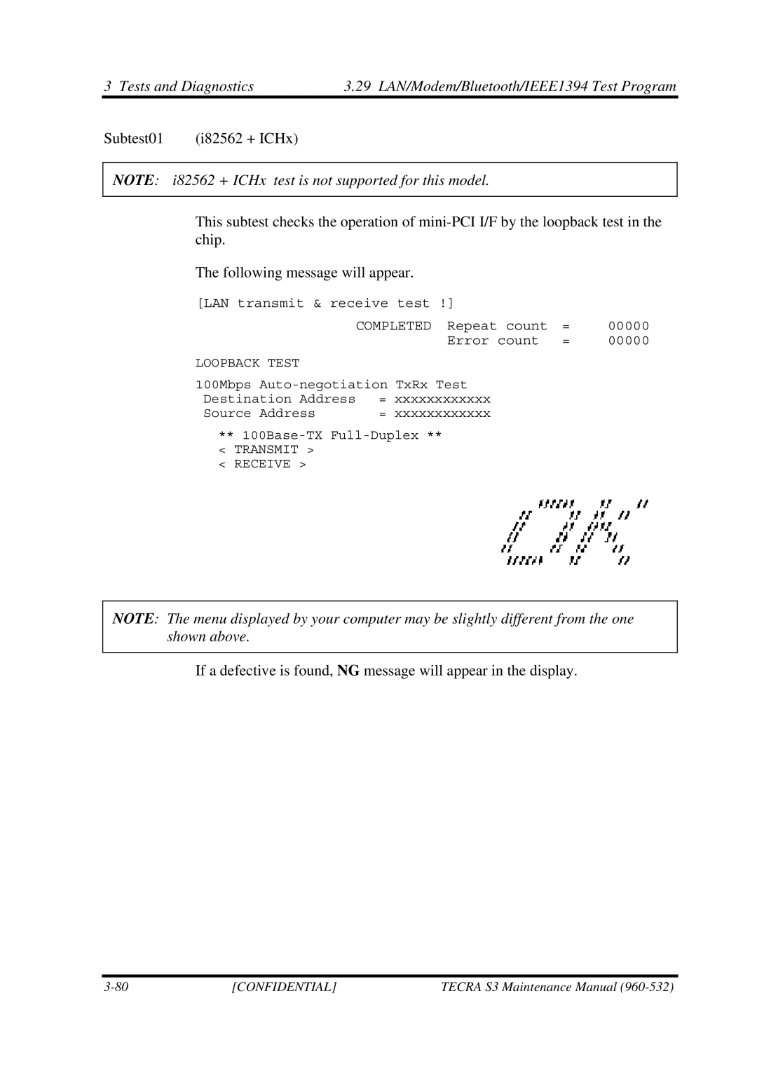 Toshiba S4 manual Transmit Receive 