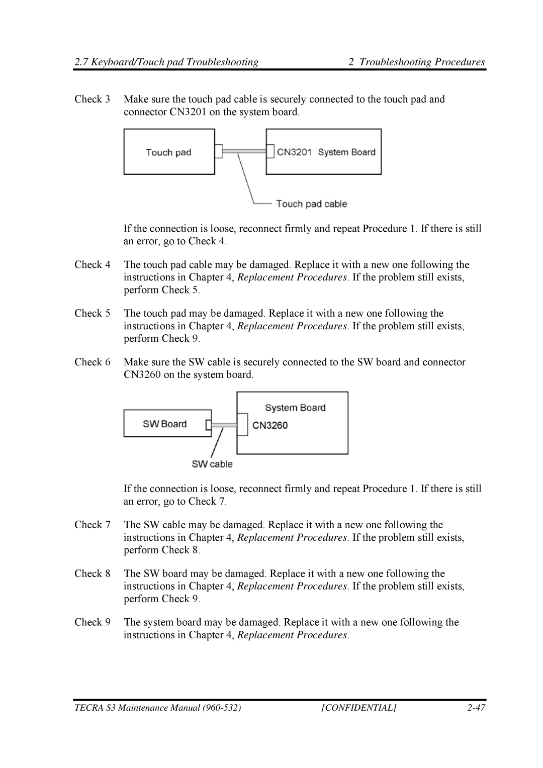 Toshiba S4 manual Confidential 