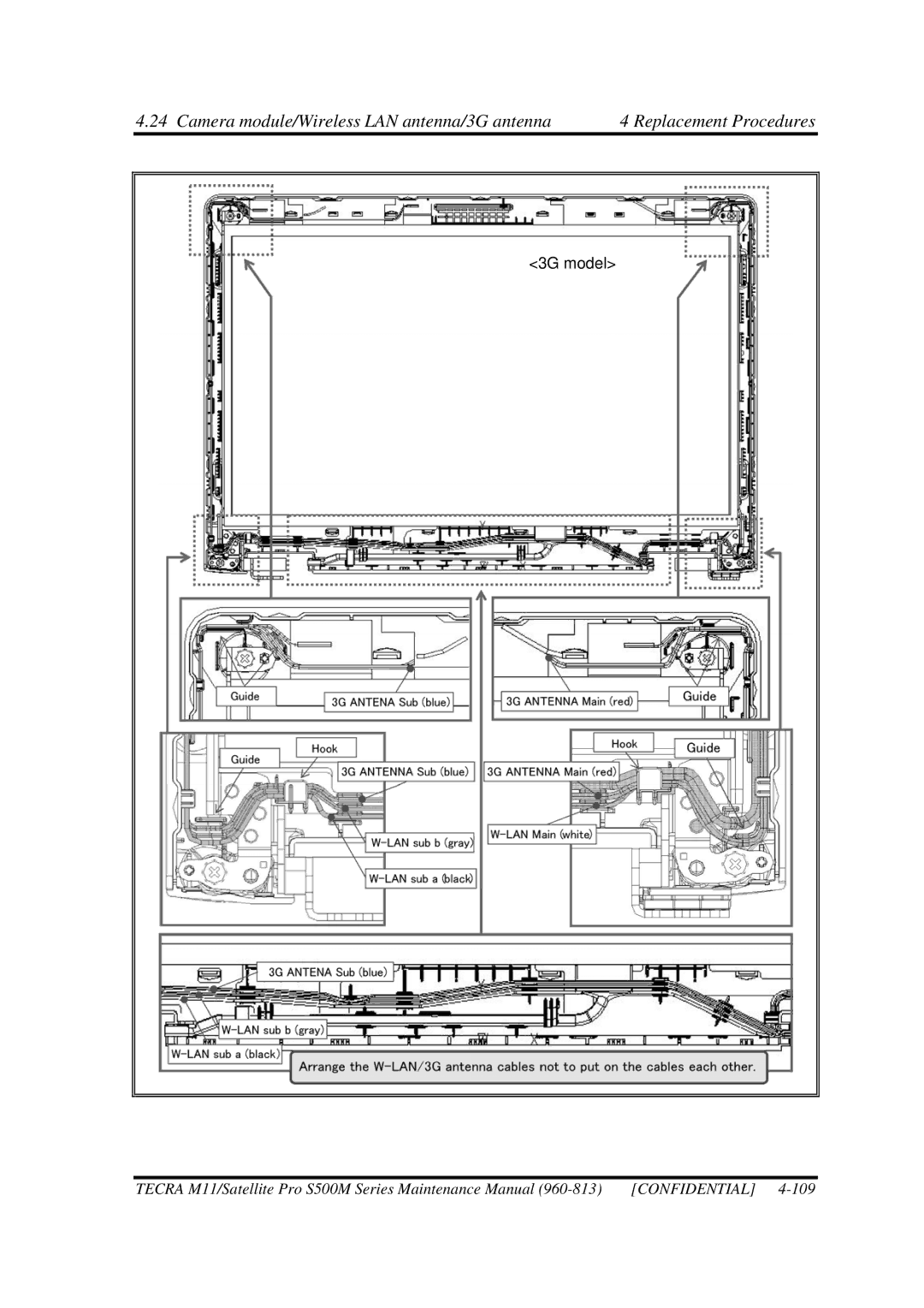 Toshiba S500M manual 3G model 