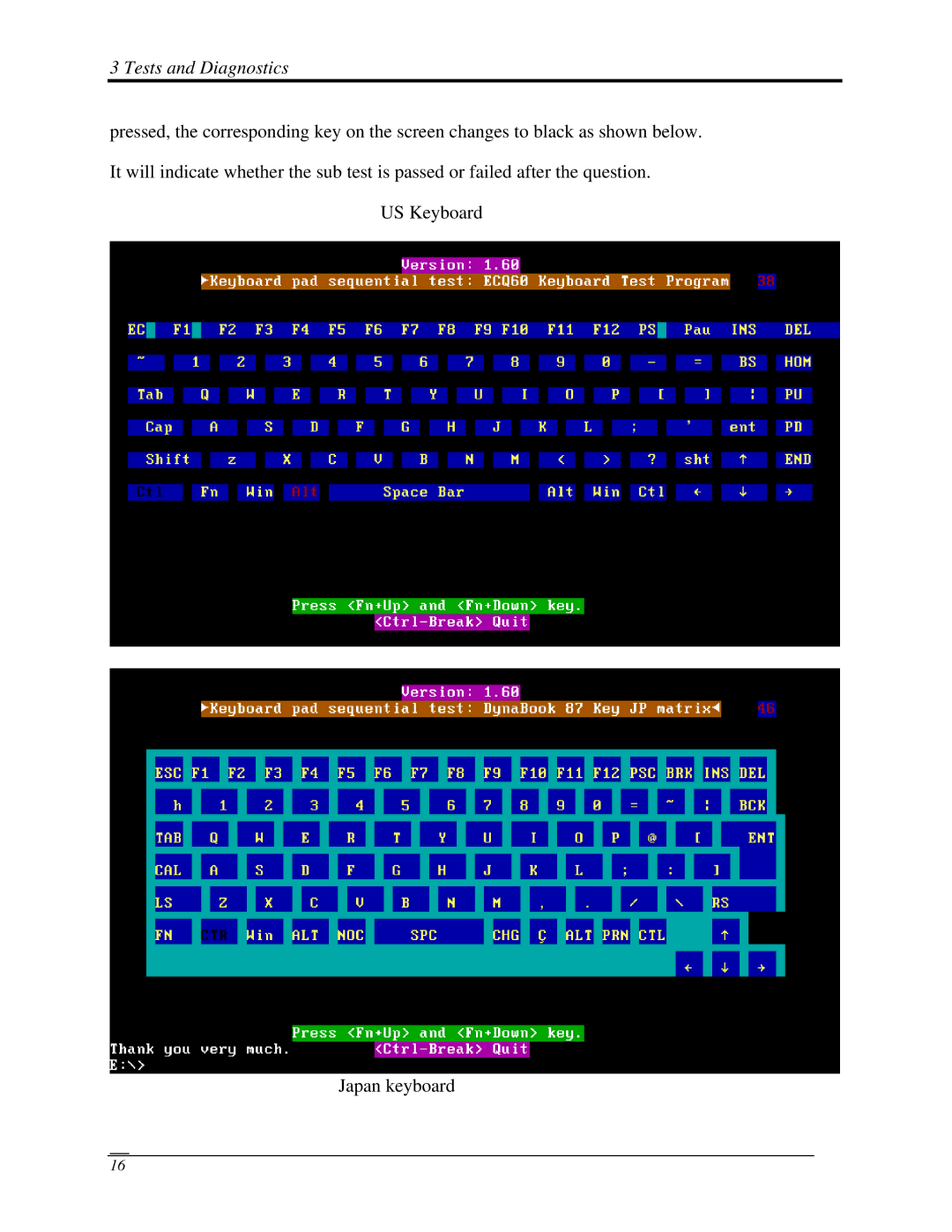 Toshiba Satellite A350D manual Tests and Diagnostics 