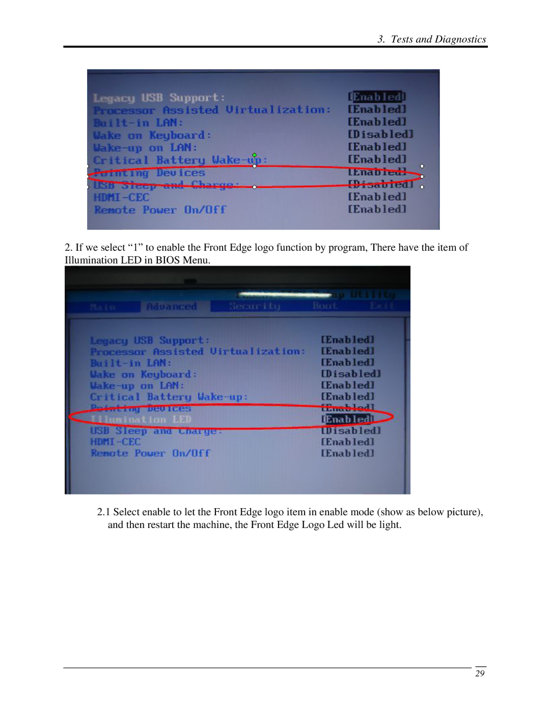 Toshiba Satellite A350D manual Tests and Diagnostics 