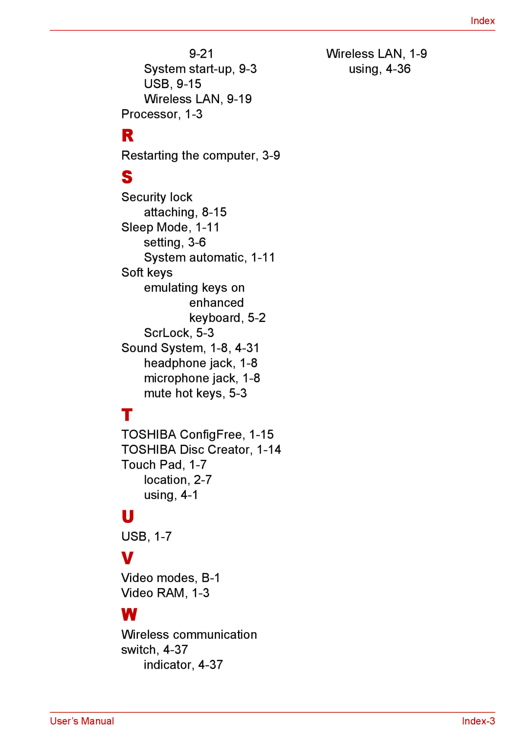 Toshiba Satellite M300/M300D/ L310/L310D Satellite Pro M300/M300D/ L310/L310D user manual Wireless LAN 