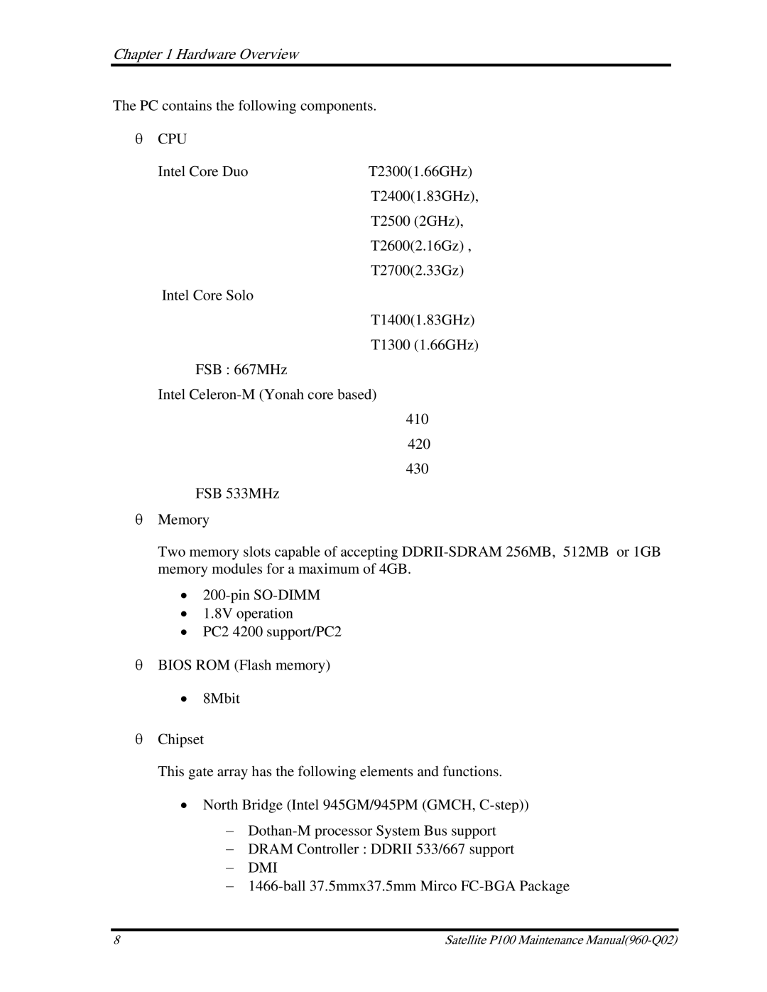 Toshiba satellite p100 manual Dmi 