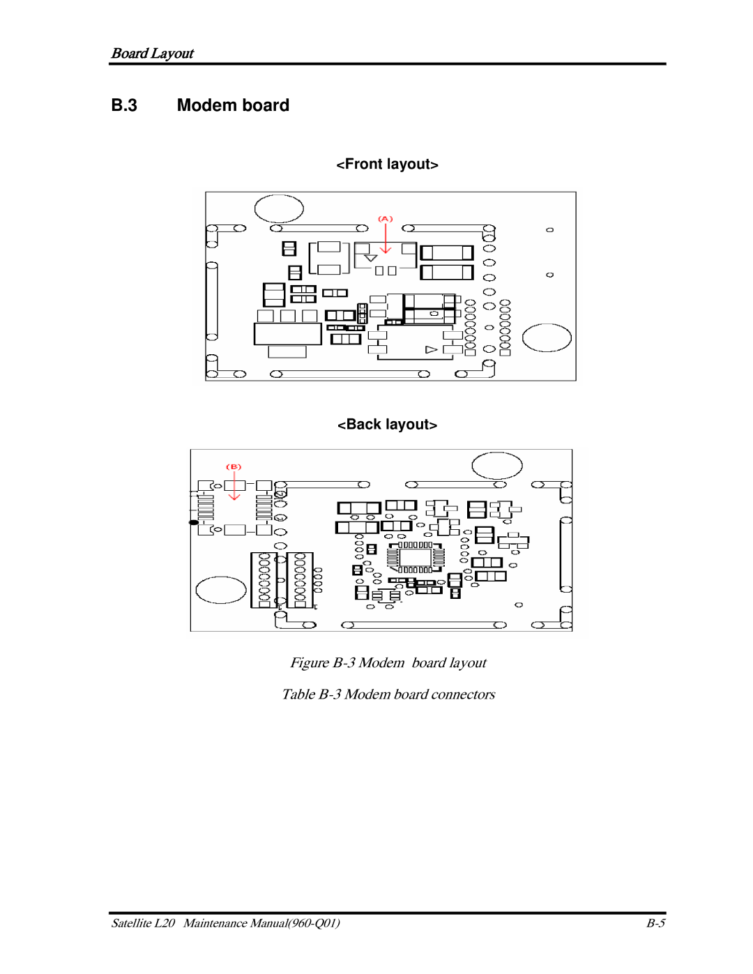 Toshiba satellite p100 manual Modem board 