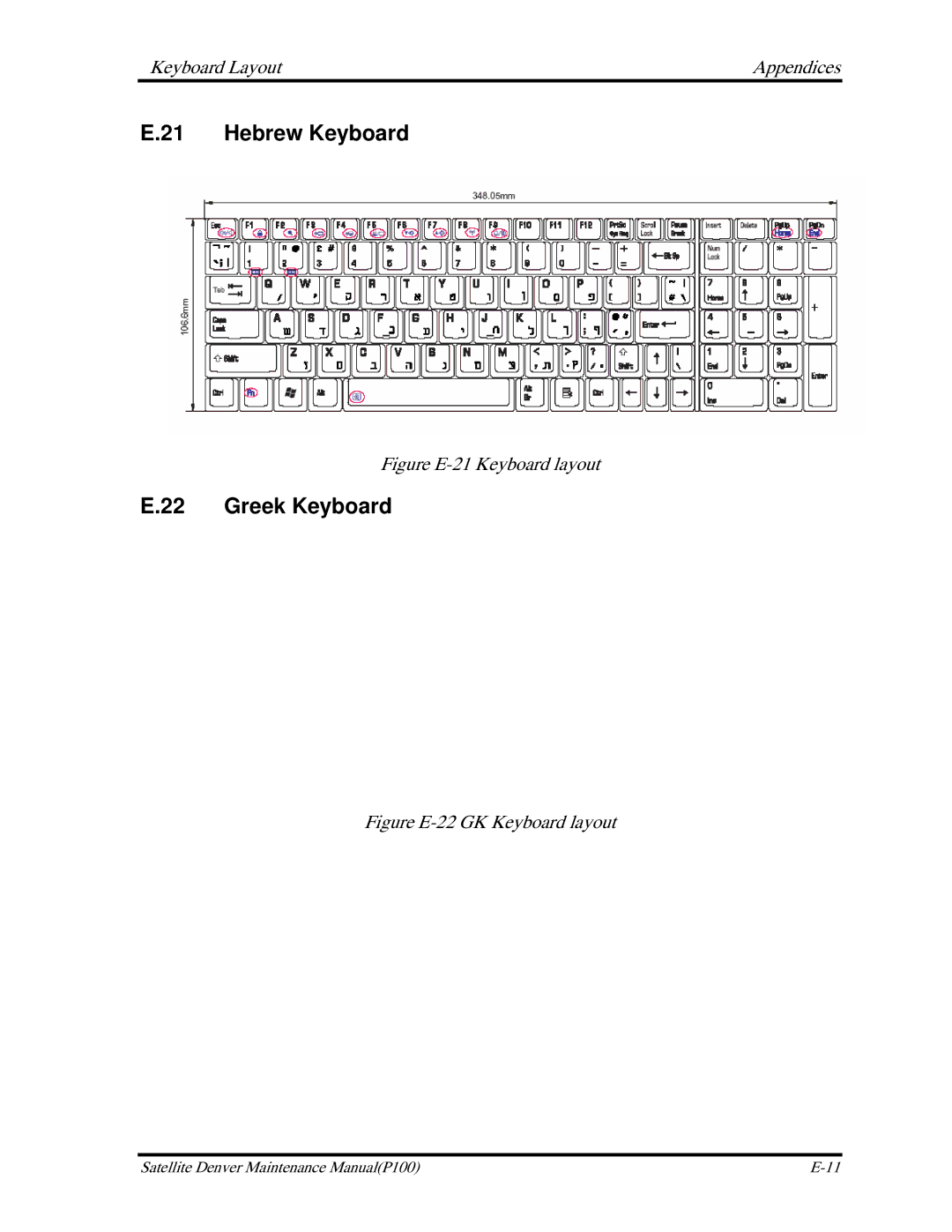 Toshiba satellite p100 manual Hebrew Keyboard, Greek Keyboard 