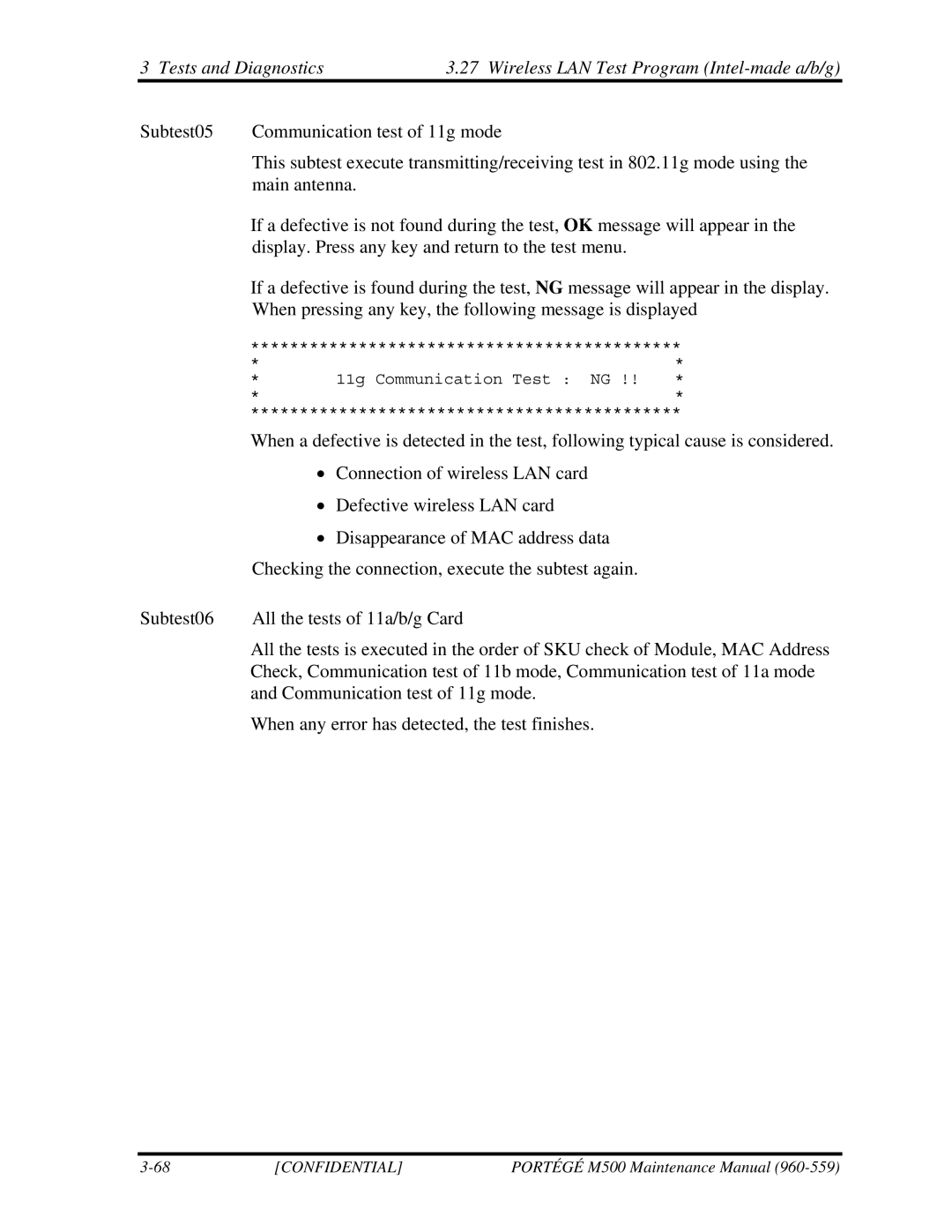 Toshiba SATELLITE U200 manual Disappearance of MAC address data 