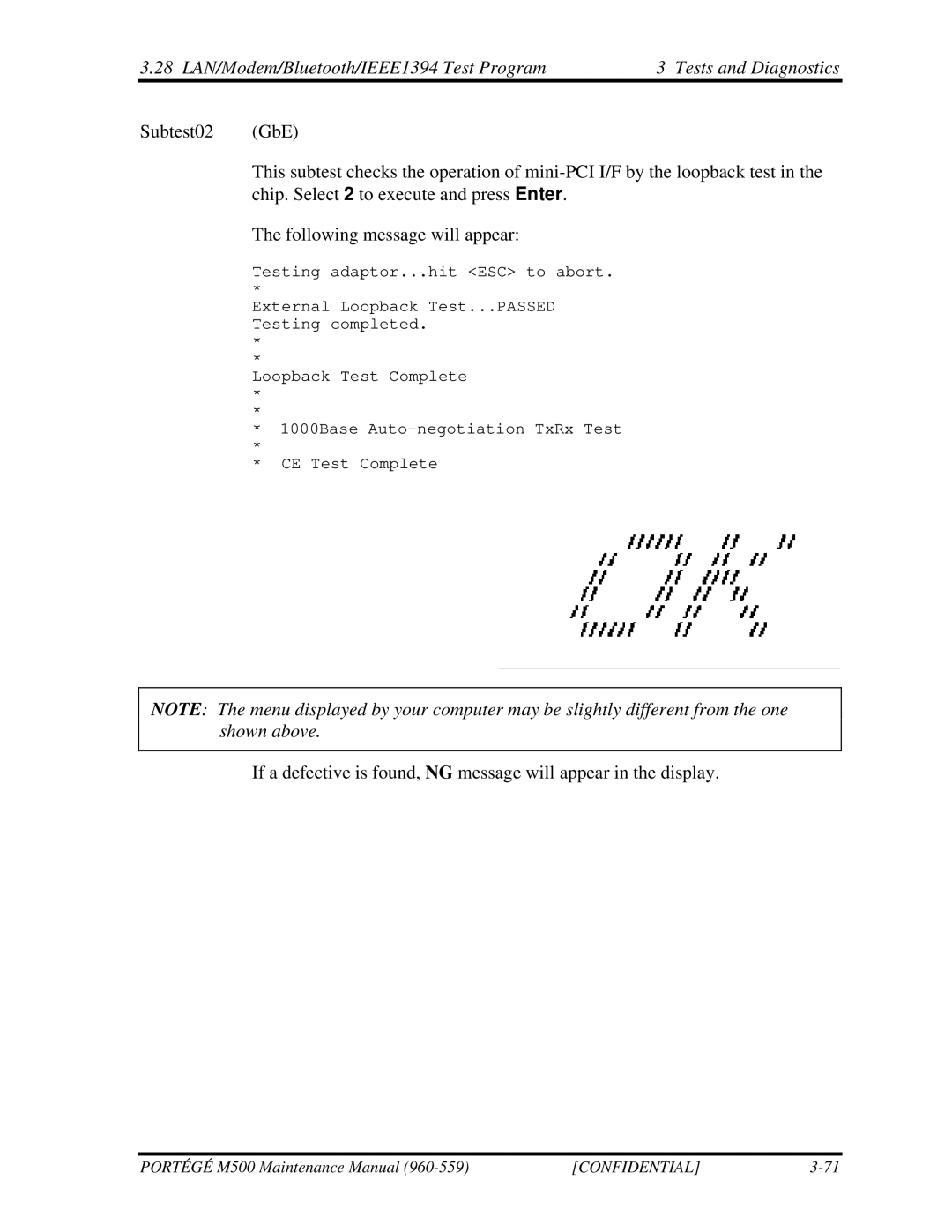 Toshiba SATELLITE U200 manual Confidential 