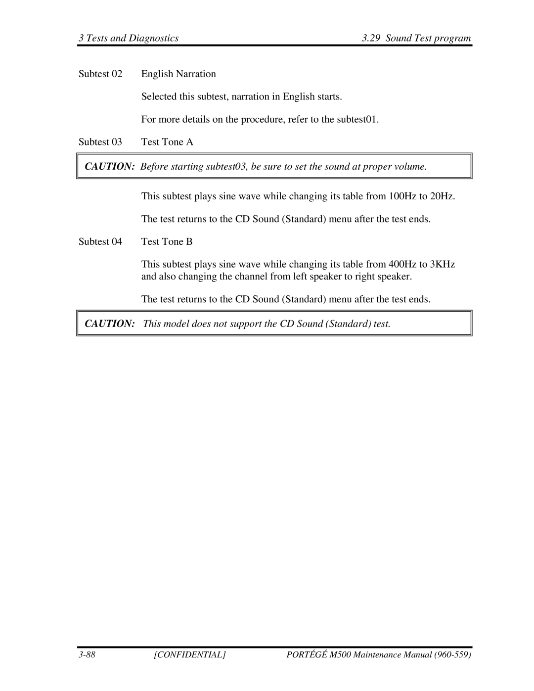 Toshiba SATELLITE U200 manual Confidential 