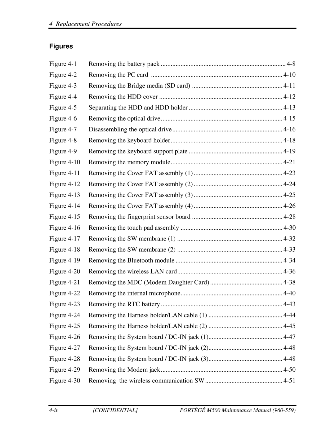 Toshiba SATELLITE U200 manual Figures 