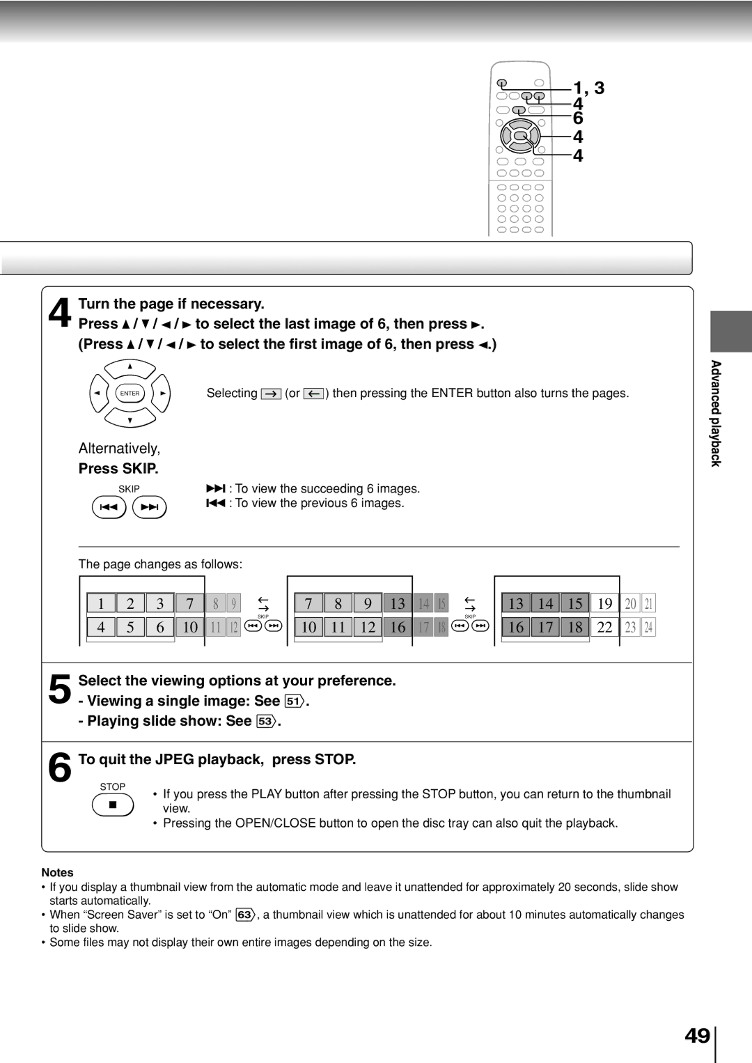 Toshiba SD-330ESB manual Press Skip 