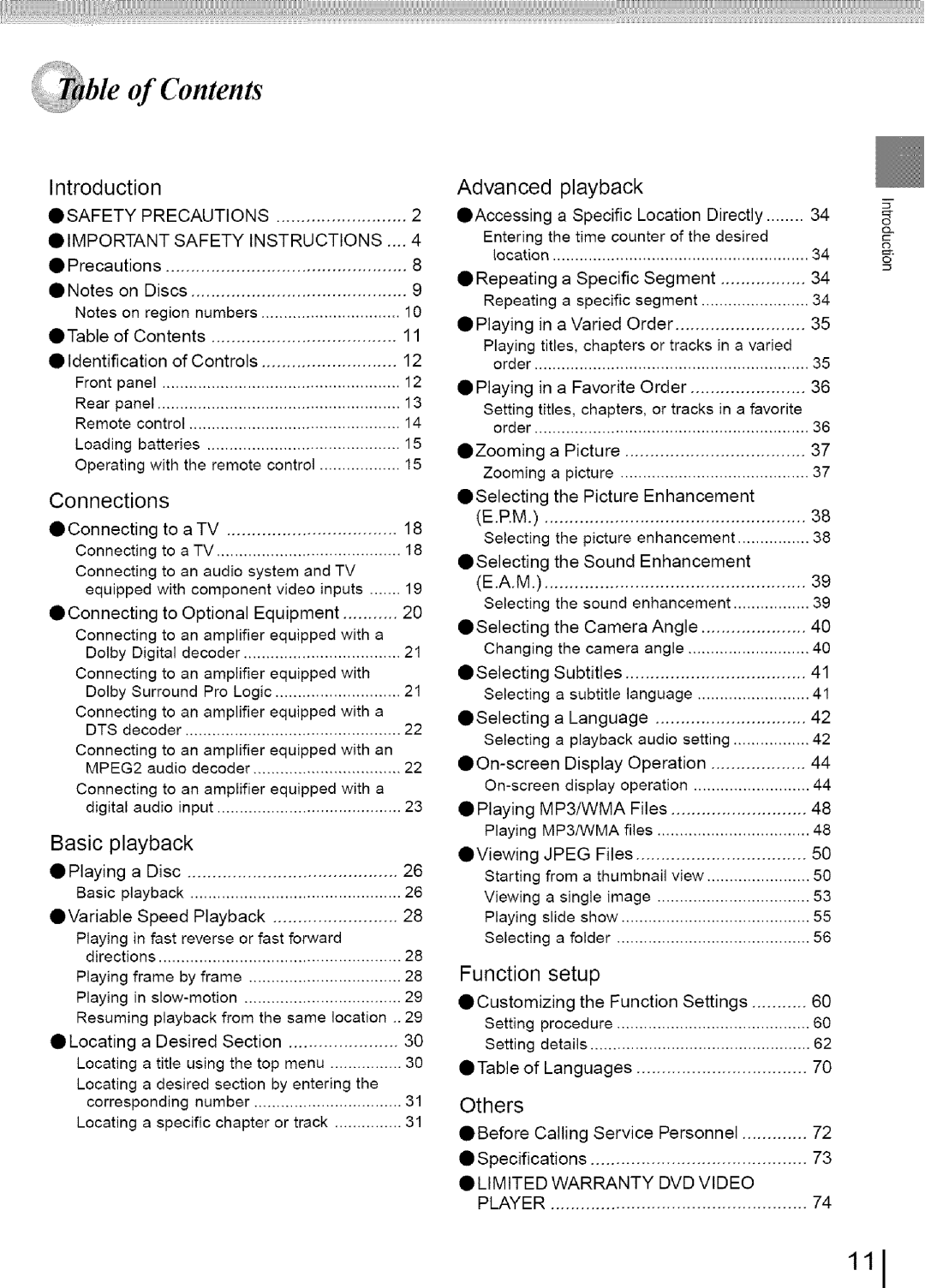 Toshiba SD-3960SU owner manual 111 