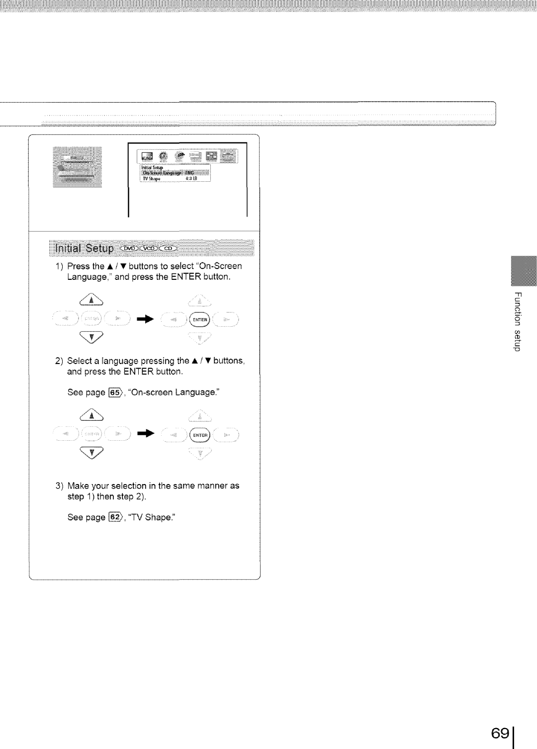 Toshiba SD-3960SU owner manual 691, Make your selection in the same manner as then step 