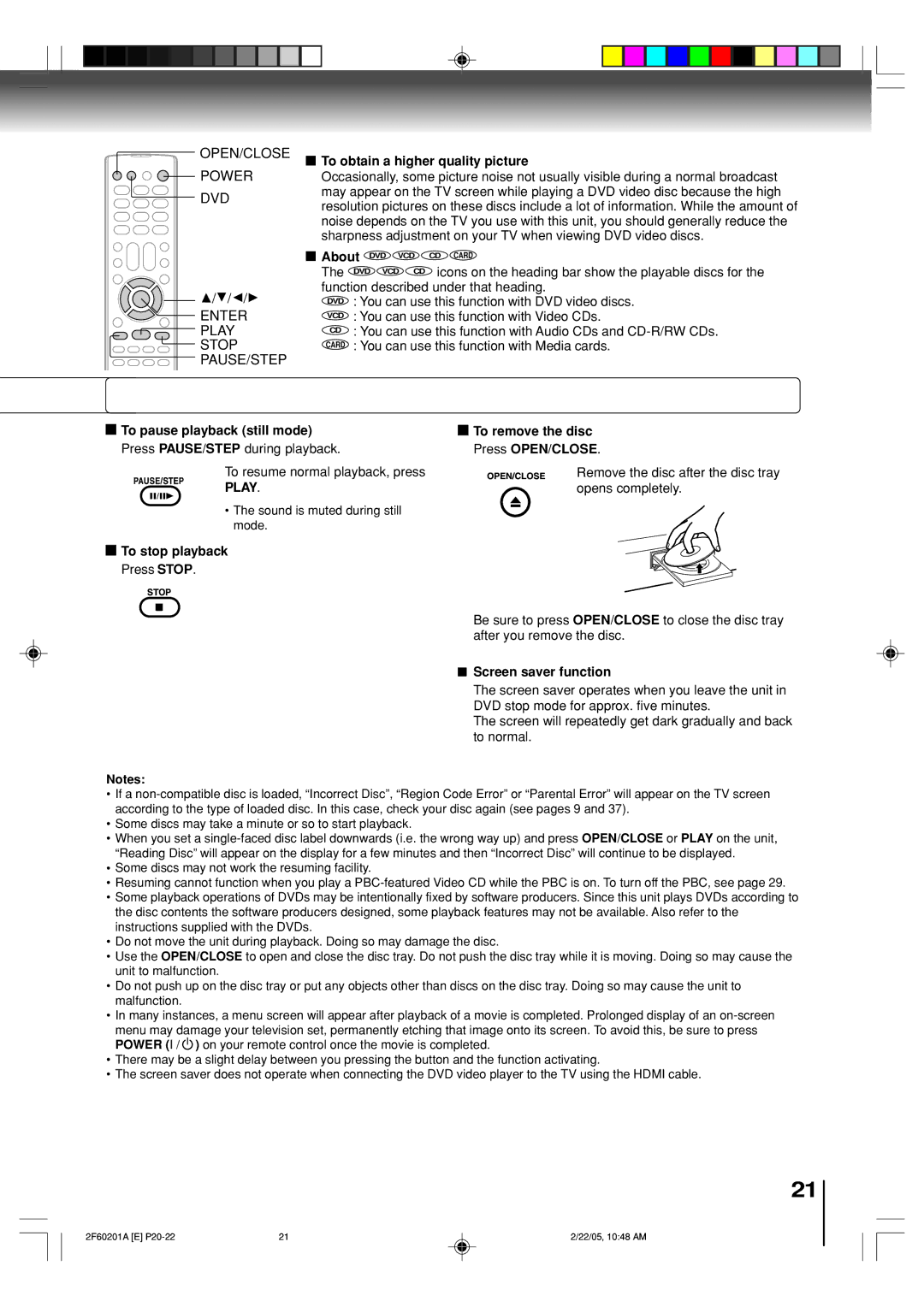 Toshiba SD-5980SU owner manual OPEN/CLOSE Power DVD, Enter Play Stop PAUSE/STEP 