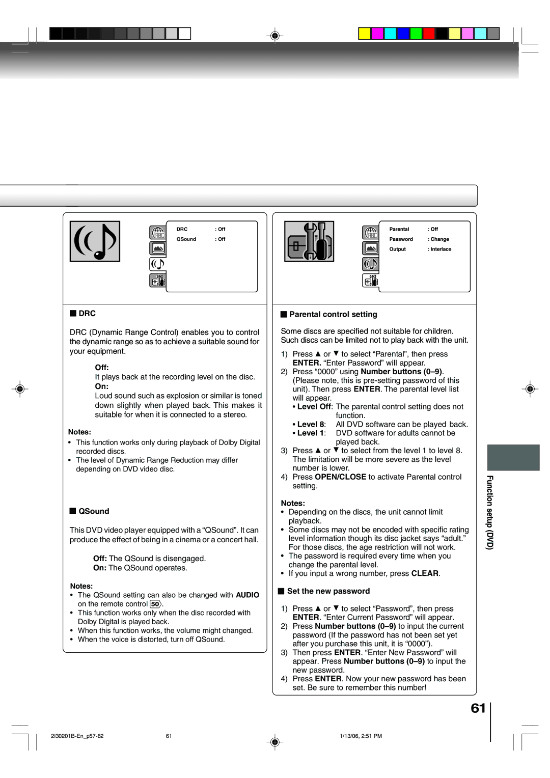 Toshiba SD-KV550SU owner manual Drc 