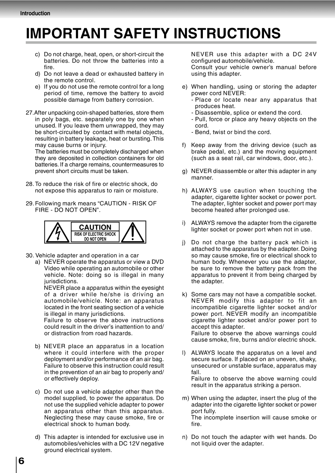 Toshiba SD-P1400 manual Fire do not Open 