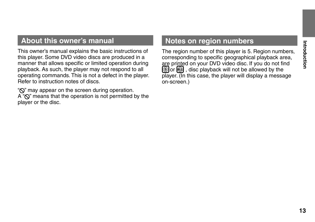 Toshiba SD-P1707SR owner manual Introduction 