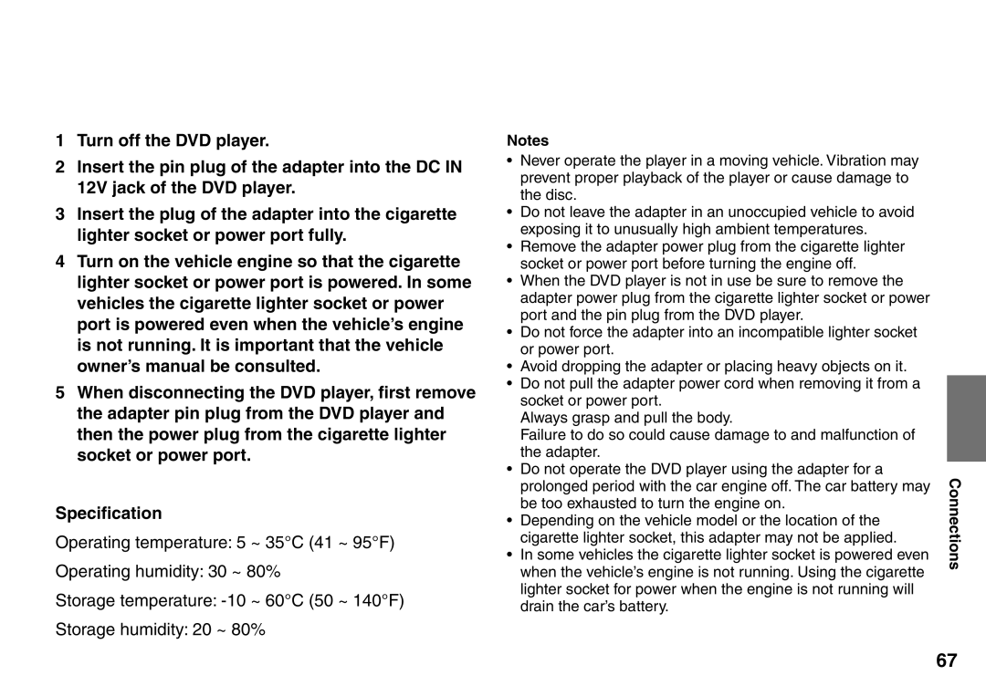 Toshiba SD-P1707SR owner manual Connections 