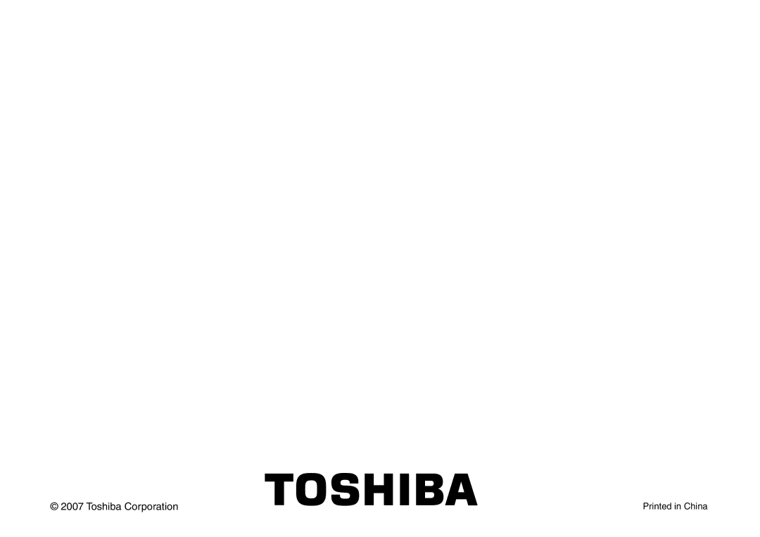 Toshiba SD-P1707SR owner manual Toshiba Corporation 