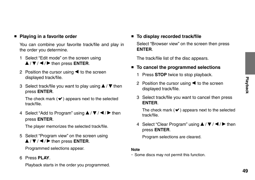 Toshiba SD-P1900SR owner manual To display recorded track/ﬁle 