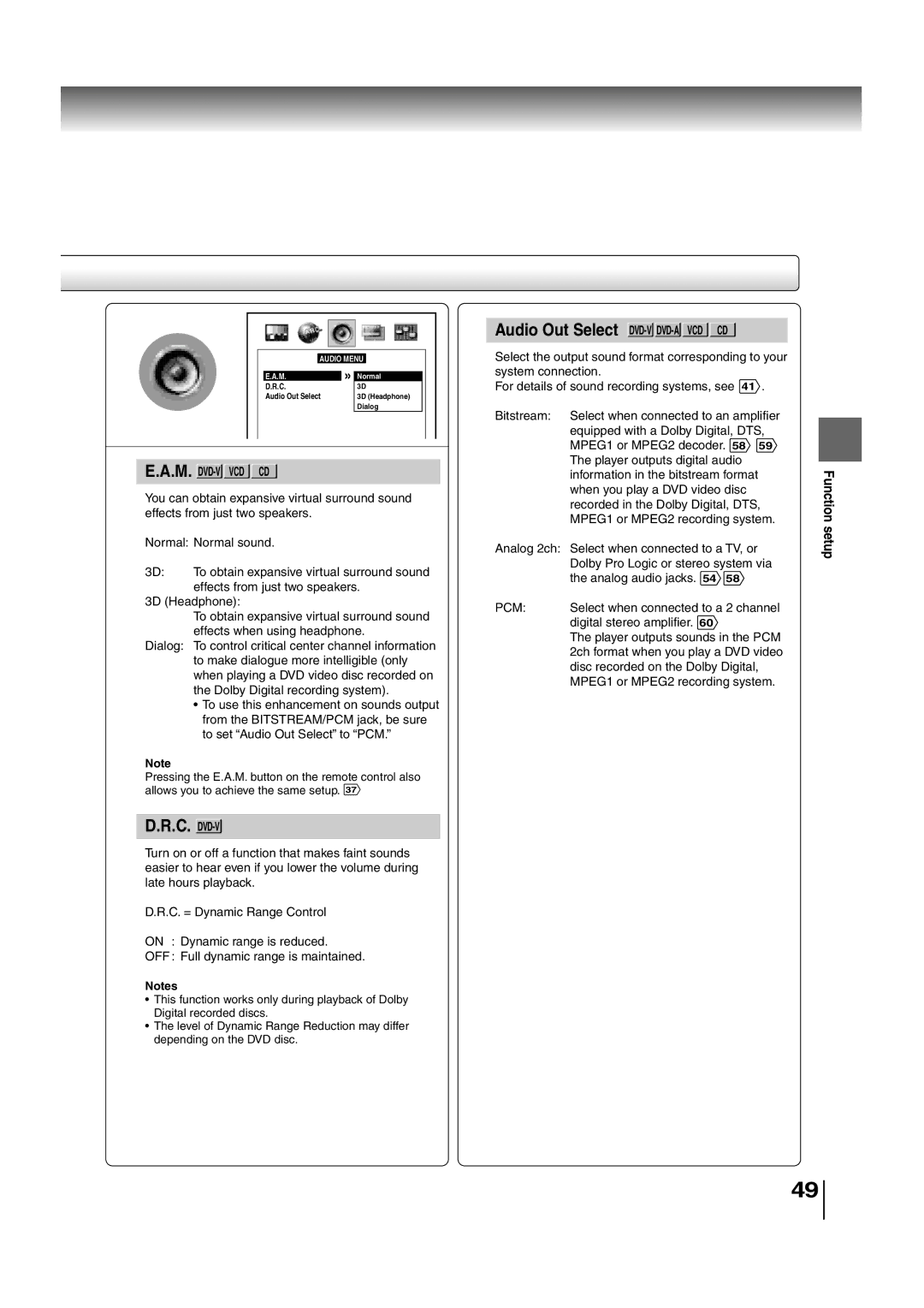 Toshiba SD-P2700 manual M. Dvd-V Vcd Cd, Audio Out Select DVD-V DVD-A VCD CD 