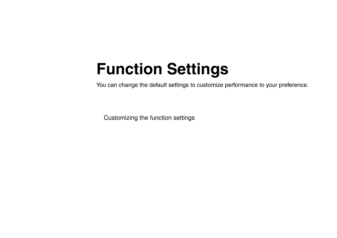 Toshiba SD-P2900SR owner manual Function Settings 