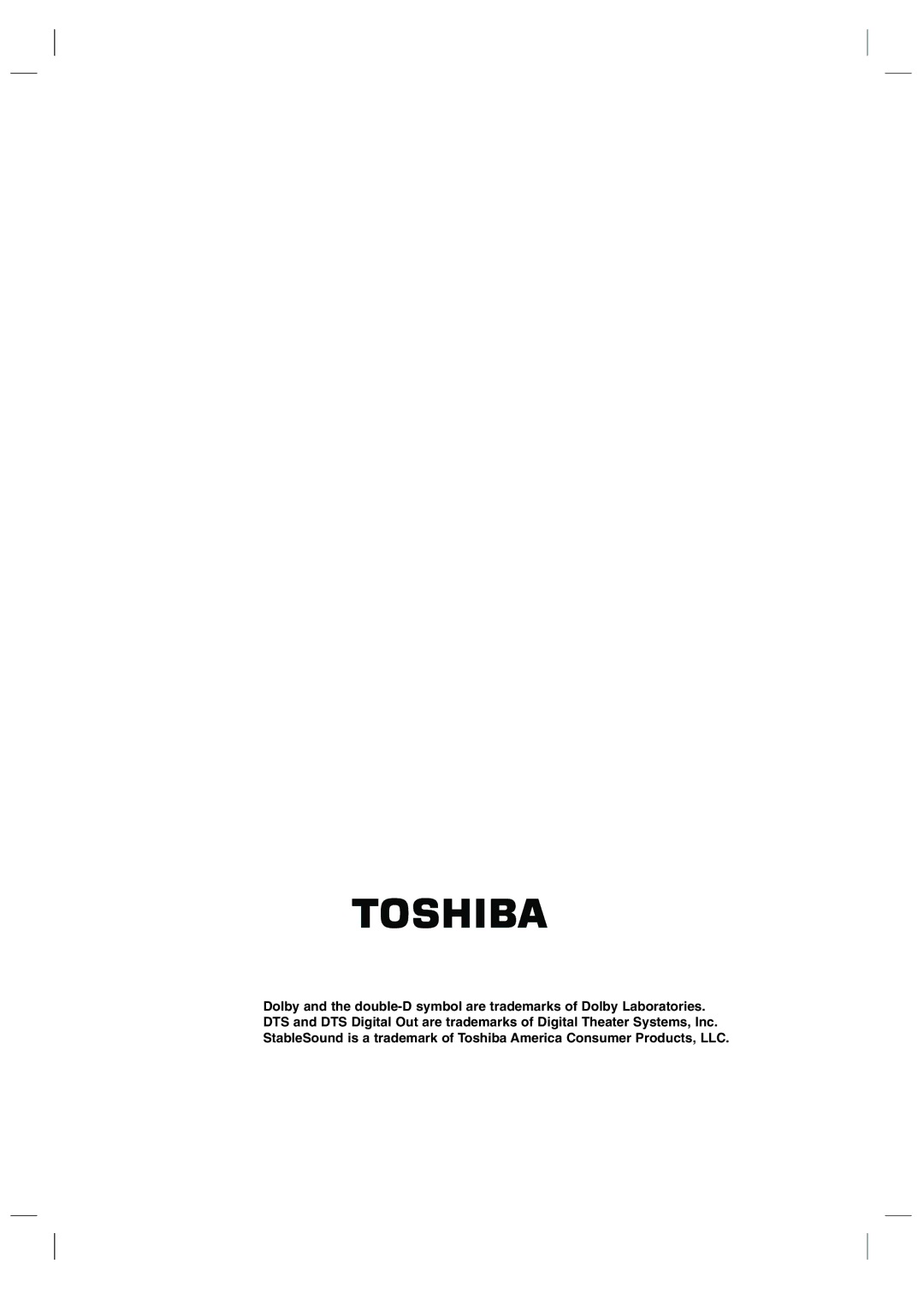 Toshiba SD-P7000 owner manual 