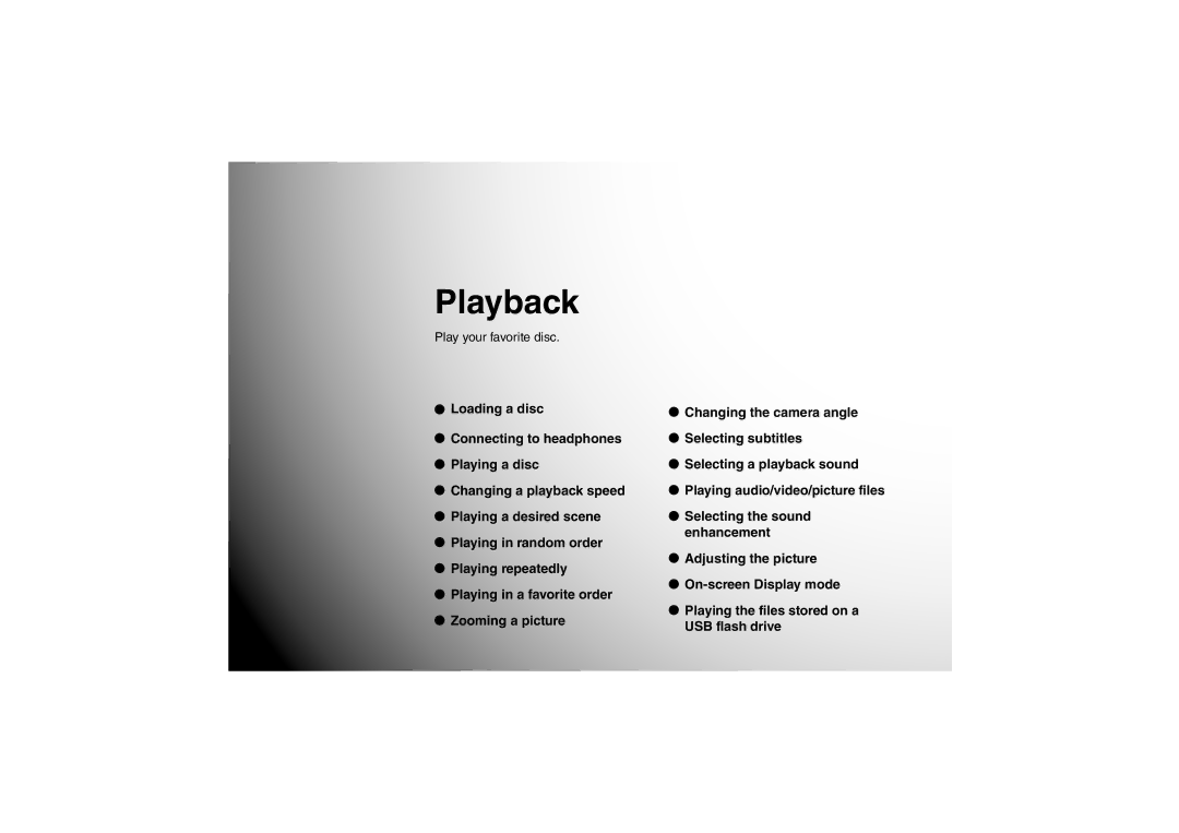 Toshiba SD-P91SKY owner manual Playback, Play your favorite disc 